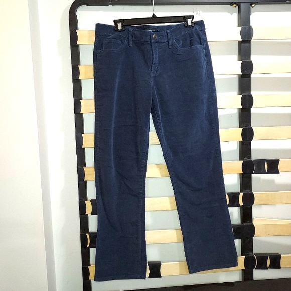 Calvin Klein Jeans Navy Blue Straight Leg Corduroy Pants - Picture 1 of 8